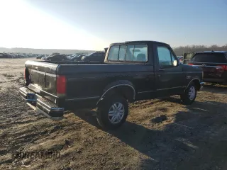 1990 Ford F-150 "S" with VIN 1FTDF15YXLNB40987, listed as a Copart auction lot 43691595 with 33,397 mi miles and Salvage Title. Bid and sale history available at carsss.com. Image 3.