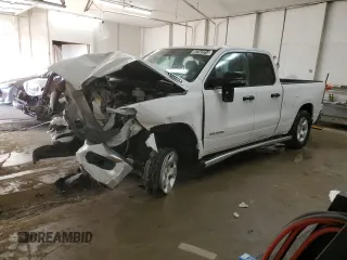 2023 Ram 1500 Big Horn with VIN 1C6SRFBT0PN546231, listed as a Copart auction lot 47747214 with 17,325 mi miles and Non repairable. Bid and sale history available at DreamBid. Image 1.
