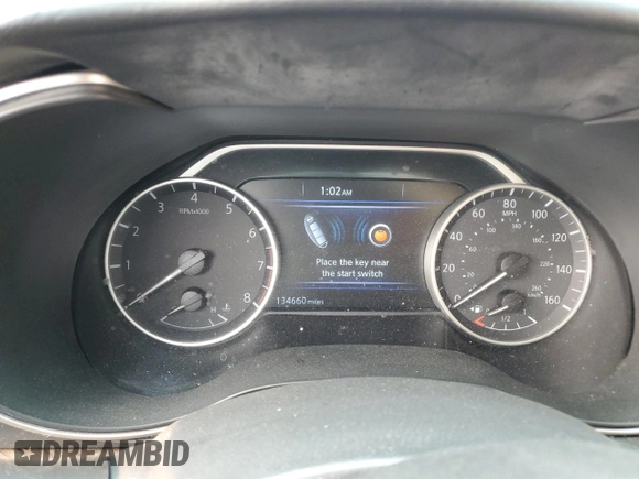 2017 Nissan Maxima Platinum with VIN 1N4AA6AP8HC442914, listed as a Copart auction lot 59187135 with 134,660 mi miles and Salvage title. Bid and sale history available at DreamBid. Image 9.