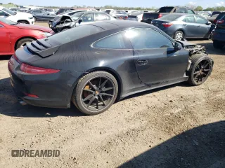 2015 Porsche 911 Carrera with VIN WP0AA2A98FS106543, listed as a Copart auction lot 73144614 with 16,987 mi miles and Salvage Title. Bid and sale history available at carsss.com. Image 3.