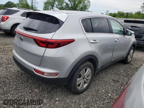 2018 Kia Sportage LX z VIN KNDPMCAC4J7446934, wystawiony jako Copart lot #53712435 z przebiegiem 72 974 mil mil oraz Szkoda całkowita • Salvage title. Historia ofert i sprzedaży dostępna na DreamBid. Obrazek 3.