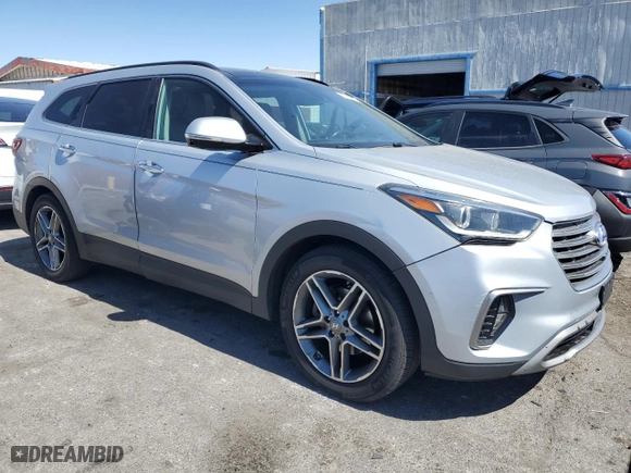 2017 Hyundai Santa Fe Limited Ultimate with VIN KM8SRDHF7HU172444, listed as a Copart auction lot 49550895 with 164,256 mi miles and Clean Title. Bid and sale history available at carsss.com. Image 4.