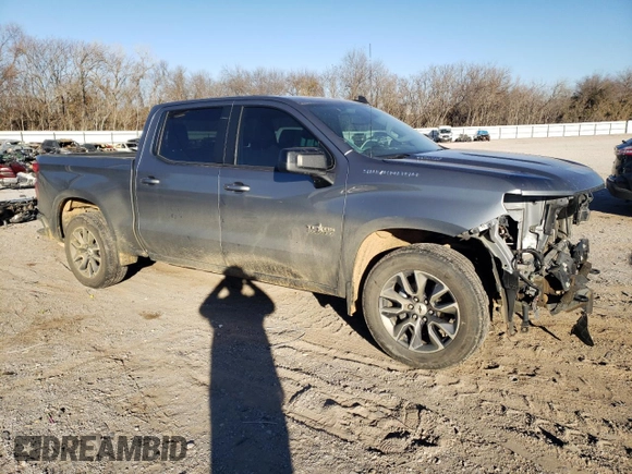 2021 Chevrolet Silverado 1500 RST with VIN 3GCPWDET5MG117159, listed as a Copart auction lot 85507964 with 83,260 mi miles and Salvage Title. Bid and sale history available at DreamBid. Image 4.