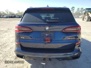 2021 BMW X5 M50i with VIN 5UXJU4C06M9F06155, listed as a Copart auction lot 86296724 with 59,608 mi miles and Salvage Title. Bid and sale history available at carsss.com. Image 6.
