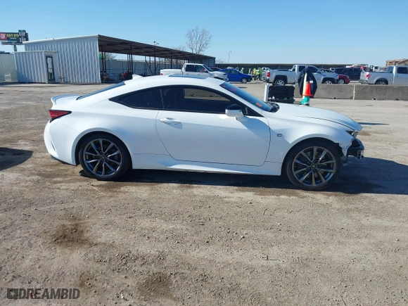 2019 Lexus RC with VIN JTHHZ5BC9K5021317, listed as a IAAI auction lot 41626865 with 81,230 mi miles. Bid and sale history available at carsss.com. Image 14.