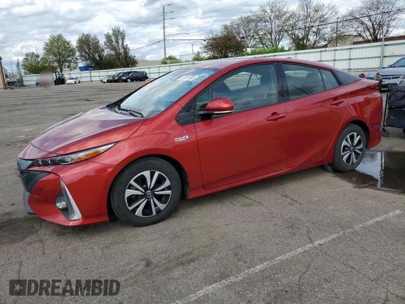 2017 Toyota Prius Plus with VIN JTDKARFP8H3002944, listed as a Copart auction lot 53931505 with 84,809 mi miles and Salvage Title. Bid and sale history available at DreamBid. Image 1.