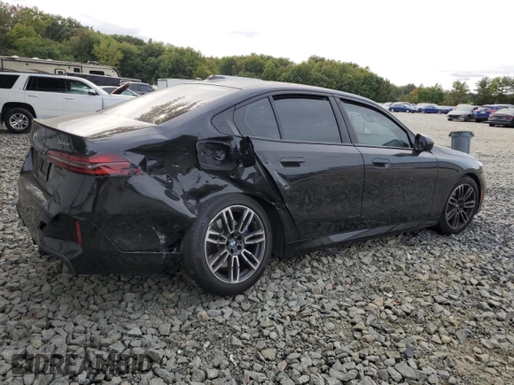 2024 BMW 5 Series 540i xDrive with VIN WBA63FJ0XRCR86553, listed as a Copart auction lot 71661834 with 0 mi miles and Salvage Title. Bid and sale history available at carsss.com. Image 3.