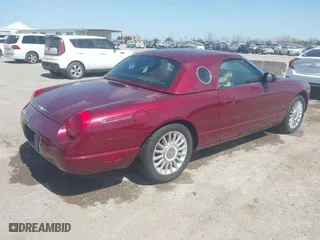 2004 Ford Thunderbird Deluxe with VIN 1FAHP60A34Y110452, listed as a IAAI auction lot 41847184 with 121,161 mi miles. Bid and sale history available at carsss.com. Image 4.