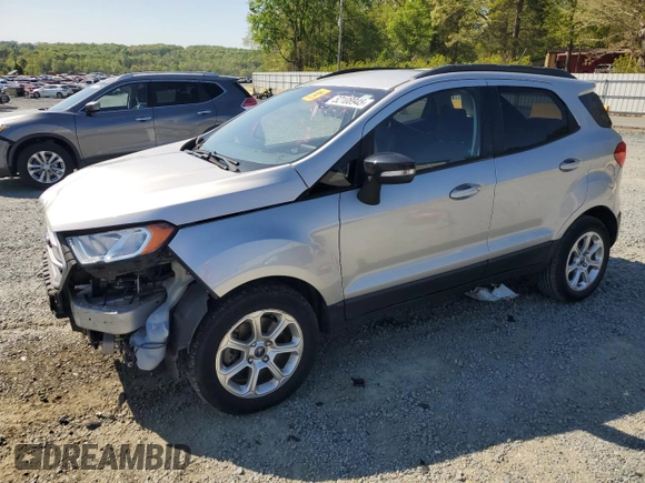 2018 Ford EcoSport SE with VIN MAJ3P1TE4JC172544, listed as a Copart auction lot 52108945 with 79,166 mi miles and Salvage Title. Bid and sale history available at carsss.com. Image 1.