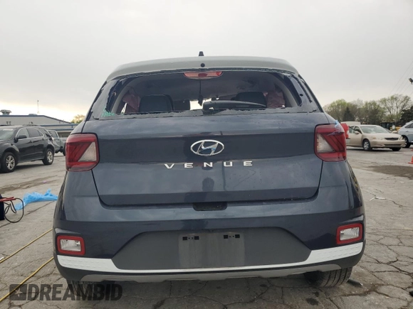 2022 Hyundai Venue Limited with VIN KMHRC8A3XNU187748, listed as a Copart auction lot 51633135 with 59,933 mi miles and Salvage Title. Bid and sale history available at DreamBid. Image 6.