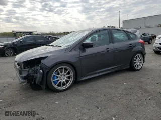 2017 Ford Focus ST with VIN 1FADP3L93HL309681, listed as a Copart auction lot 52079625 with 104,851 mi miles and Salvage Title. Bid and sale history available at carsss.com. Image 1.