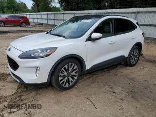 2020 Ford Escape Titanium Hybrid with VIN 1FMCU0DZ6LUA46340, listed as a Copart auction lot 60752615 with 78,534 mi miles and Non repairable. Bid and sale history available at DreamBid. Image 1.