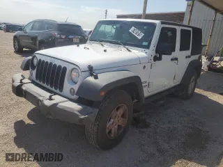 2018 Jeep Wrangler JK Unlimited Sport S with VIN 1C4HJWDG7JL927622, listed as a Copart auction lot 47481015 with 211,920 mi miles and Clean Title. Bid and sale history available at carsss.com. Image 1.