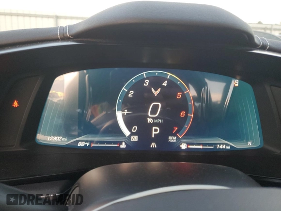 2023 Chevrolet Corvette 1LT with VIN 1G1YA2D40P5123103, listed as a Copart auction lot 85243864 with 12,302 mi miles and Salvage title. Bid and sale history available at DreamBid. Image 9.
