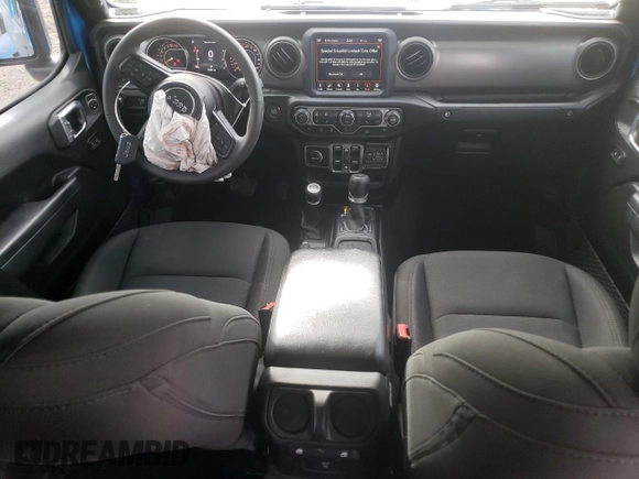 2023 Jeep Gladiator Freedom с VIN 1C6HJTAG3PL579160, выставлен на аукционе Copart как лот 46909635 с пробегом 10 081 миль миль и Списание • Salvage title. История ставок и продаж доступна на DreamBid. Изображение 8.