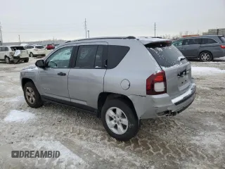 2017 Jeep Compass Sport with VIN 1C4NJCBB8HD133046, listed as a Copart auction lot 46084055 with 67,168 mi miles and Salvage Title. Bid and sale history available at carsss.com. Image 2.