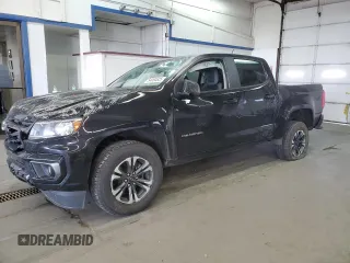 2021 Chevrolet Colorado 4WD Z71 z VIN 1GCGTDEN2M1251118, wystawiony jako Copart lot #54084625 z przebiegiem 70 256 mil mil oraz Szkoda całkowita • Salvage title. Historia ofert i sprzedaży dostępna na DreamBid. Obrazek 1.