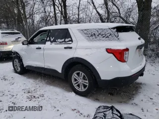 2023 Ford Explorer with VIN 1FMSK8BH8PGB85657, listed as a Copart auction lot 83587504 with 60,332 mi miles and Salvage title. Bid and sale history available at DreamBid. Image 2.