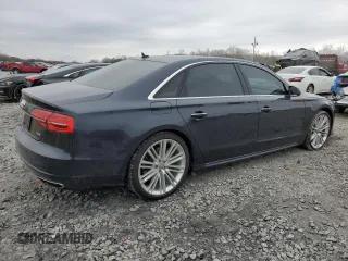 2017 Audi A8 z VIN WAU44AFD9HN002783, wystawiony jako Copart lot #44633125 z przebiegiem 110 066 mil mil oraz Szkoda całkowita • Salvage title. Historia ofert i sprzedaży dostępna na DreamBid. Obrazek 3.