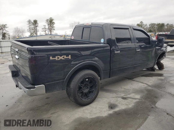 2011 Ford F-150 Lariat with VIN 1FTFW1E67BFA12349, listed as a Copart auction lot 44407295 with 178,436 mi miles and Salvage Title. Bid and sale history available at carsss.com. Image 3.