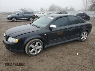 2003 Audi A4 1.8T with VIN WAULC68E93A306178, listed as a Copart auction lot 81489594 with 401,792 mi miles and Clean Title. Bid and sale history available at carsss.com. Image 1.