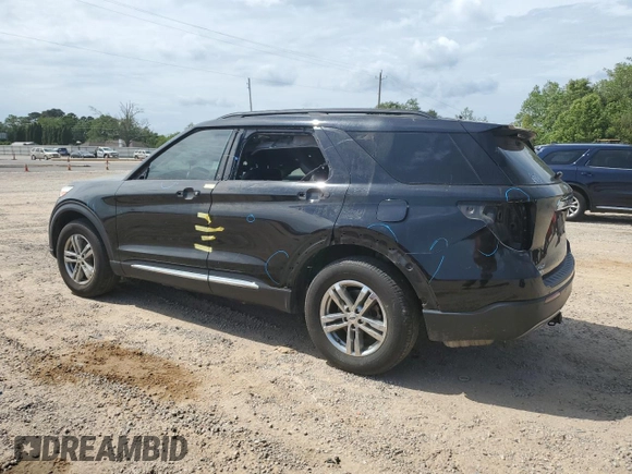 2020 Ford Explorer XLT z VIN 1FMSK7DH1LGD16140, wystawiony jako Copart lot #53114445 z przebiegiem 83 164 mil mil oraz Szkoda całkowita • Salvage title. Historia ofert i sprzedaży dostępna na DreamBid. Obrazek 2.