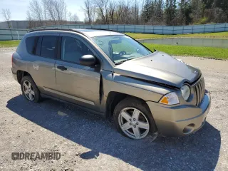 2007 Jeep Compass Sport with VIN 1J8FF47W07D211978, listed as a Copart auction lot 54233665 with 102,397 mi miles and Salvage Title. Bid and sale history available at carsss.com. Image 4.