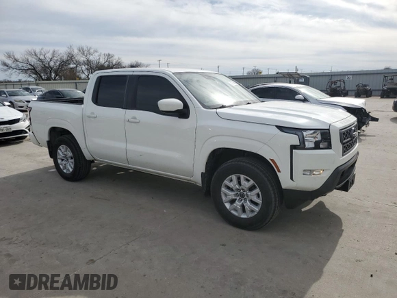 2022 Nissan Frontier SV with VIN 1N6ED1EKXNN675193, listed as a Copart auction lot 49190455 with 52,833 mi miles and Clean title. Bid and sale history available at DreamBid. Image 4.