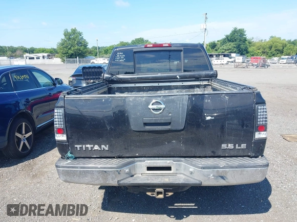 2005 Nissan Titan LE with VIN 1N6AA07B05N509859, listed as a IAAI auction lot 42662424 with 252,000 mi miles and . Bid and sale history available at DreamBid. Image 17.