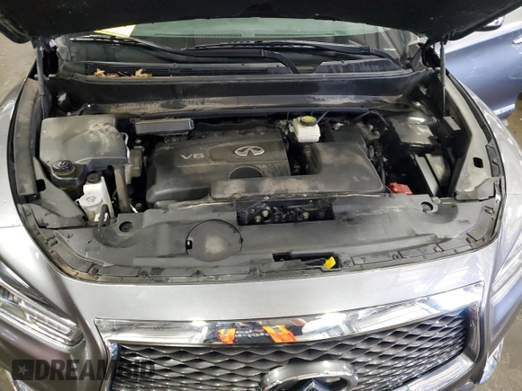 2019 Infiniti QX60 Luxe with VIN 5N1DL0MM7KC567163, listed as a Copart auction lot 49100445 with 89,030 mi miles and Salvage title. Bid and sale history available at DreamBid. Image 13.