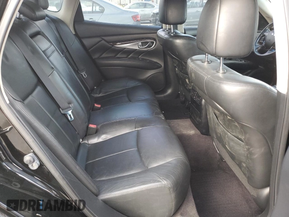 2011 Infiniti M37 with VIN JN1BY1AR0BM375518, listed as a Copart auction lot 81887374 with 136,543 mi miles and Salvage Title. Bid and sale history available at carsss.com. Image 10.