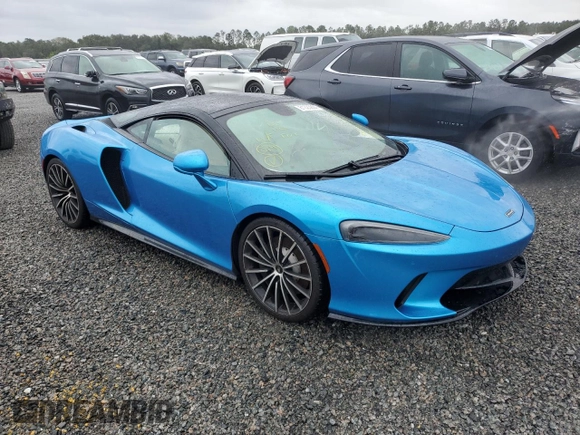 2020 McLaren GT with VIN SBM22GCA6LW000609, listed as a Copart auction lot 81323804 with Not Provided miles and Non Repairable. Bid and sale history available at carsss.com. Image 4.