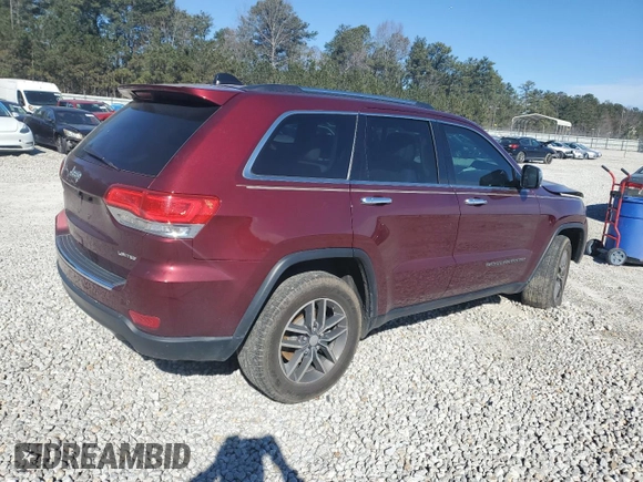 2017 Jeep Grand Cherokee Limited with VIN 1C4RJEBG4HC812987, listed as a Copart auction lot 46455665 with 77,863 mi miles and Salvage Title. Bid and sale history available at carsss.com. Image 3.