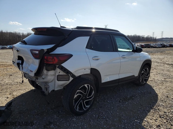 2024 Chevrolet TrailBlazer RS with VIN KL79MTSL6RB059833, listed as a Copart auction lot 48953795 with 108,397 mi miles and Clean Title. Bid and sale history available at carsss.com. Image 3.