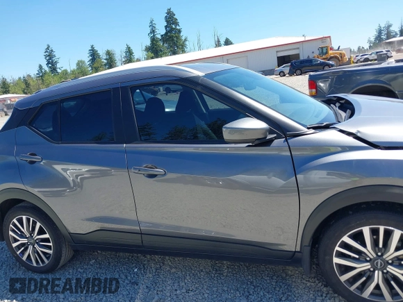 2023 Nissan Kicks SV with VIN 3N1CP5CV8PL542394, listed as a IAAI auction lot 42462163 with 28,017 mi miles and . Bid and sale history available at DreamBid. Image 14.