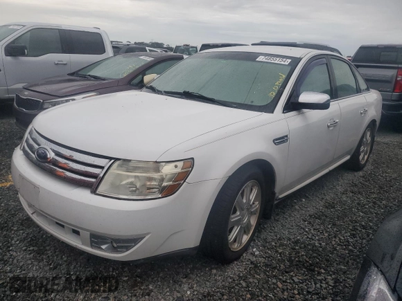 2008 Ford Taurus Limited with VIN 1FAHP25W78G173112, listed as a Copart auction lot 74855154 with 0 mi miles and Salvage Title. Bid and sale history available at carsss.com. Image 1.
