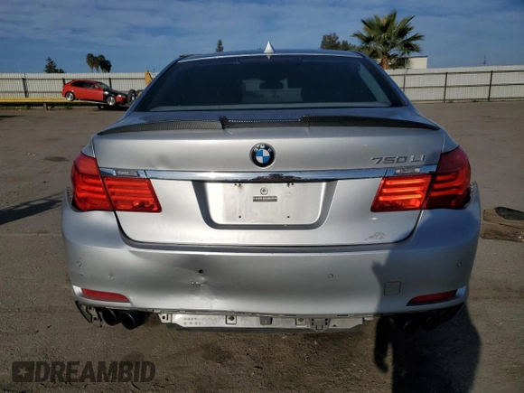 2009 BMW 7 Series 750Li with VIN WBAKB835X9CY57590, listed as a Copart auction lot 48168855 with 131,929 mi miles and Salvage title. Bid and sale history available at DreamBid. Image 6.