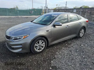 2018 Kia Optima LX with VIN 5XXGT4L34JG185995, listed as a Copart auction lot 51818615 with 101,694 mi miles and Clean Title. Bid and sale history available at carsss.com. Image 1.