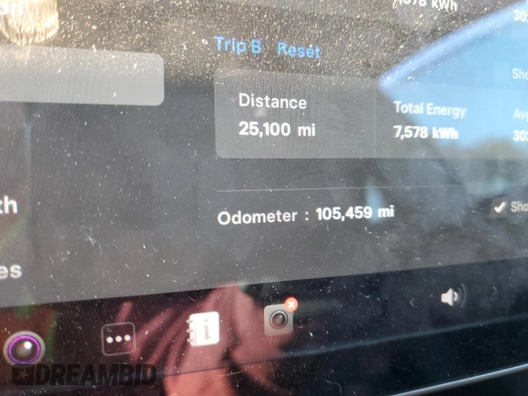 2018 Tesla Model 3 Long Range Battery with VIN 5YJ3E1EB6JF117440, listed as a Copart auction lot 42785235 with 105,459 mi miles and Salvage Title. Bid and sale history available at DreamBid. Image 9.