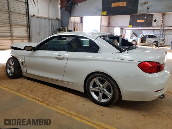 2014 BMW 4 Series 428i with VIN WBA3V5C59EP747708, listed as a Copart auction lot 44748935 with Not provided miles and Salvage title. Bid and sale history available at DreamBid. Image 2.