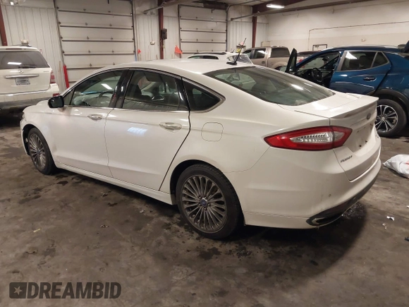 2013 Ford Fusion Titanium with VIN 3FA6P0K96DR123542, listed as a IAAI auction lot 41630275 with 140,698 mi miles. Bid and sale history available at carsss.com. Image 3.