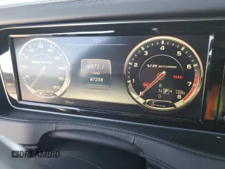 2016 Mercedes-Benz S-Class AMG S 63 with VIN WDDUG7JB4GA237137, listed as a Copart auction lot 53655765 with 87,258 mi miles and Clean Title. Bid and sale history available at carsss.com. Image 9.
