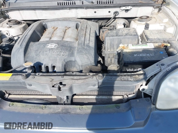 2002 Hyundai Santa Fe GLS with VIN KM8SC73D12U296838, listed as a IAAI auction lot 42117975 with 154,248 mi miles. Bid and sale history available at carsss.com. Image 10.
