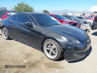 2010 Hyundai Genesis Coupe Premium with VIN KMHHT6KD6AU031014, listed as a IAAI auction lot 42684590 with 238,579 mi miles and . Bid and sale history available at DreamBid. Image 1.