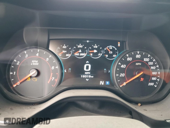 2016 Chevrolet Camaro 2SS with VIN 1G1FH1R78G0192988, listed as a Copart auction lot 54676575 with 19,319 mi miles and Salvage title. Bid and sale history available at DreamBid. Image 9.