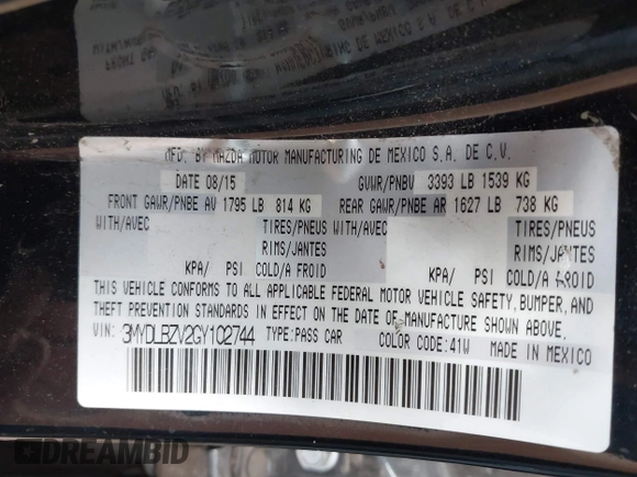 2016 Scion iA z VIN 3MYDLBZV2GY102744, wystawiony jako IAAI lot #42118048 z przebiegiem 128 772 mil mil oraz . Historia ofert i sprzedaży dostępna na DreamBid. Obrazek 9.