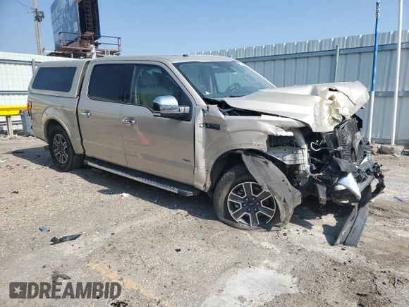 2017 Ford F-150 XL with VIN 1FTEW1EG7HKC72691, listed as a Copart auction lot 59141325 with 157,985 mi miles and Salvage title. Bid and sale history available at DreamBid. Image 4.