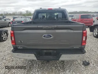 2023 Ford F-150 XL with VIN 1FTEW1EP8PKF20042, listed as a Copart auction lot 55163335 with 26,870 mi miles and Salvage title. Bid and sale history available at DreamBid. Image 6.