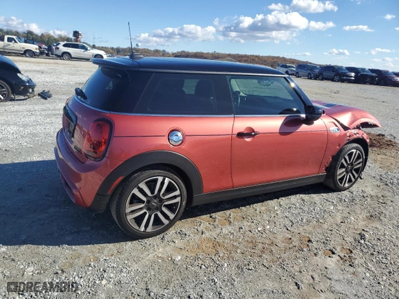 2021 MINI Hardtop 2 Door Cooper S with VIN WMWXR5C09M2N40211, listed as a Copart auction lot 80420474 with NaN miles and Salvage Title. Bid and sale history available at carsss.com. Image 3.