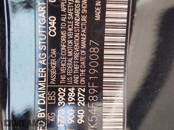 2009 Mercedes-Benz SLK 280 с VIN WDBWK54F89F190087, выставлен на аукционе Copart как лот 59979245 с пробегом 124 937 миль миль и Списание • Salvage title. История ставок и продаж доступна на DreamBid. Изображение 12.